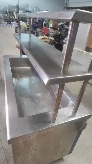 Mesa Baño María Acero Inoxidable Macfrin.