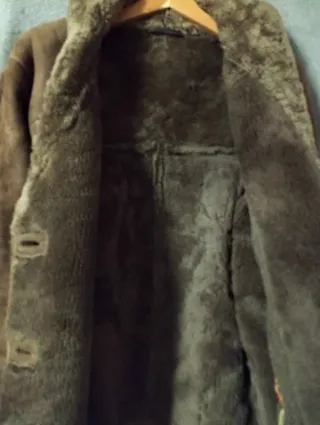 Cazadora de ante marrón