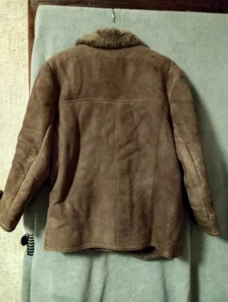 Cazadora de ante marrón