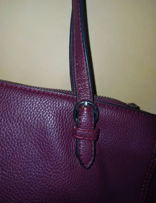 Borsa a spalla bordeaux Stradivarius