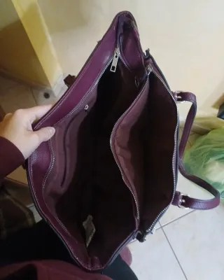 Borsa a spalla bordeaux Stradivarius