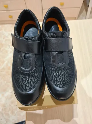 Zapatos Doctor Mujer Negros