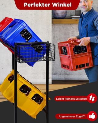 Estantería Metálica 6 Cajas +100kg