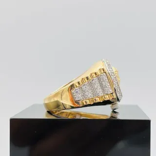 Sello Medusa Reloj 18K Oro y Plata