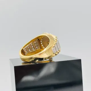 Sello Medusa Reloj 18K Oro y Plata