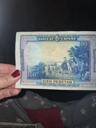 Billete 100 Pesetas Banco de España Cervantes 1928