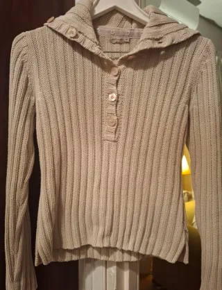 Jersey Amichi abotonado beige Talla M