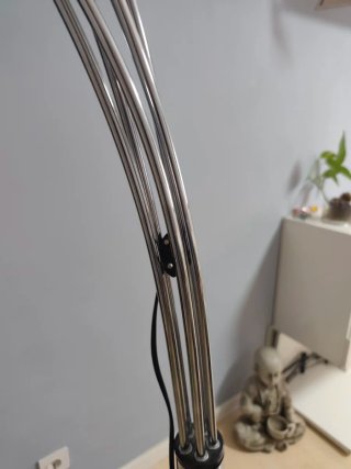 Lámpara de pie metal 5 focos