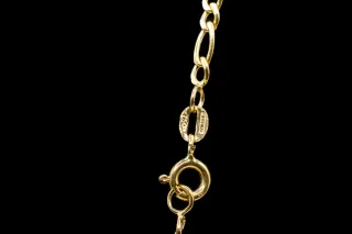 Cadena Oro 18k Figaro 3+1