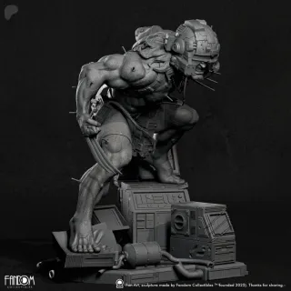 Figura Wolverine, lobezno, arma x, kit de resina