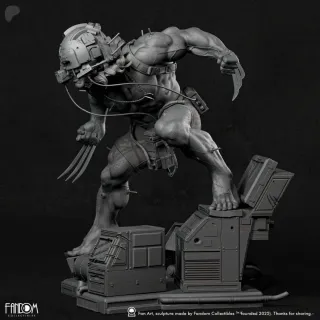 Figura Wolverine, lobezno, arma x, kit de resina