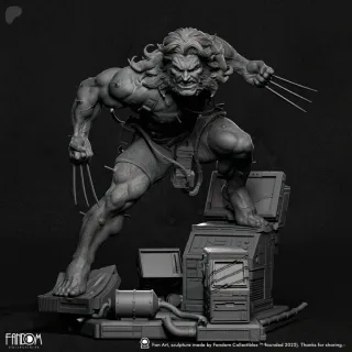 Figura Wolverine, lobezno, arma x, kit de resina