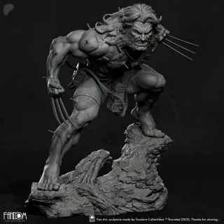 Figura Wolverine, lobezno, arma x, kit de resina