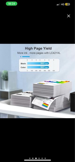 NUEVO Coloran LC421XL Cartuchos Tinta Multipack