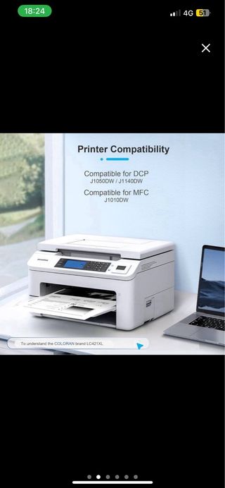 NUEVO Coloran LC421XL Cartuchos Tinta Multipack