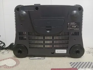 Nintendo 64 Consola Negra y Gris