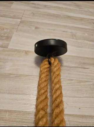 Lampada sospensione corda industrial