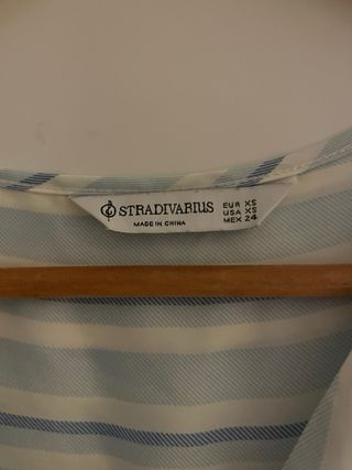 Camisa Stradivarius Rayas Talla XS