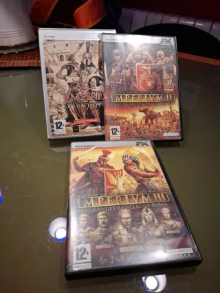 Juegos PC CD ROM: Age of Empire, Imperivm II y III