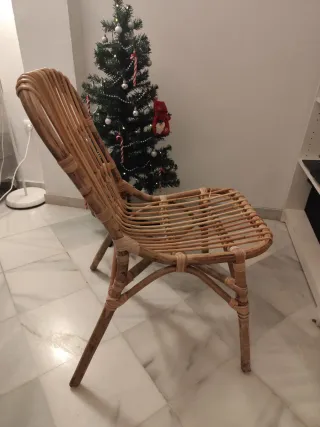 Silla Ratán y Bambú
