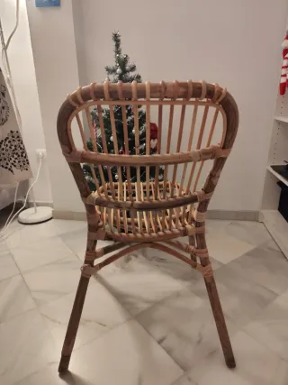 Silla Ratán y Bambú