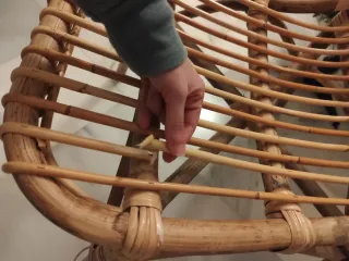 Silla Ratán y Bambú