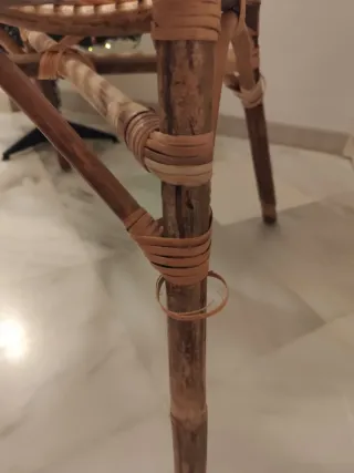 Silla Ratán y Bambú