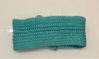 Fascia lana con fiocco e strass bimba