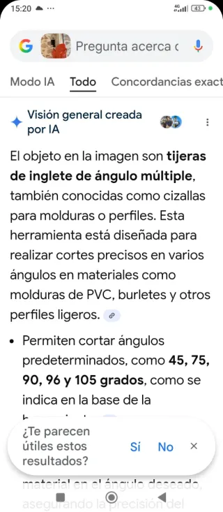 Tijeras ingletadora multiángulo