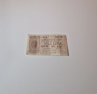 Banconota 1 Lira 20 Maggio 1935