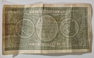 Banconota 1 Lira 20 Maggio 1935