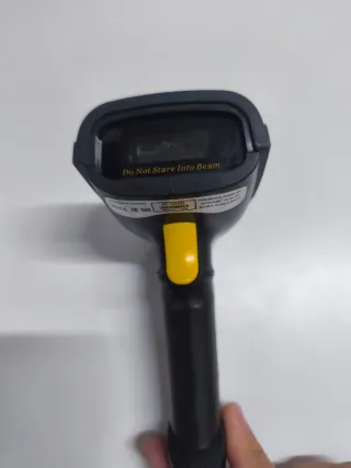 Pistola Escáner Códigos de Barras 2D inalámbrica