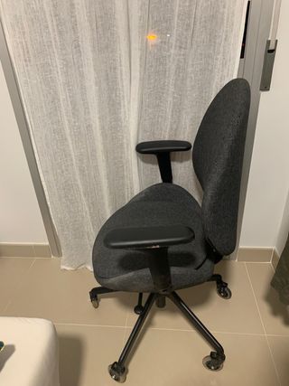 Silla de trabajo HATTEFJÄLL gris