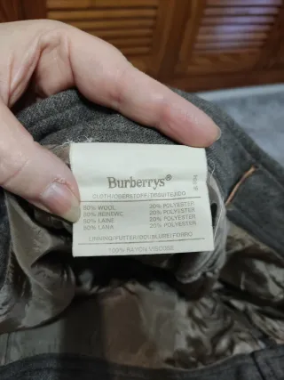 Falda Burberrys Lana Talla 50