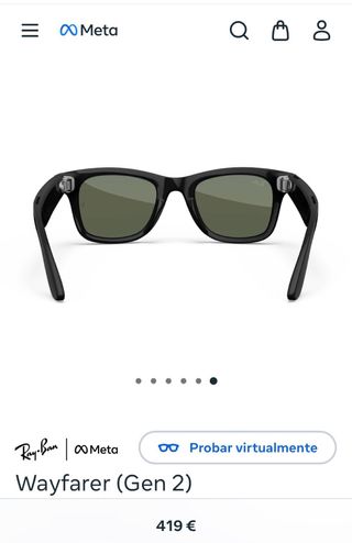 Ray-Ban Wayfarer Gen 2 Gafas Inteligentes