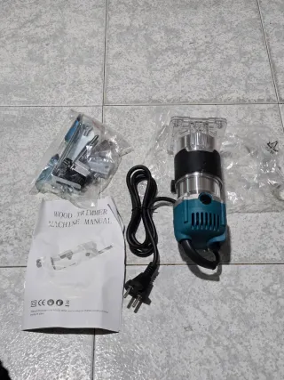 Fresadora Recortadora Madera Manual