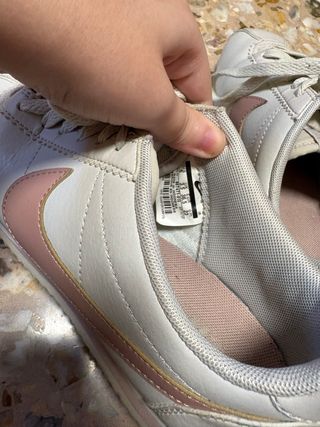 Nike Cortez Beige y Rosa Talla 36.5