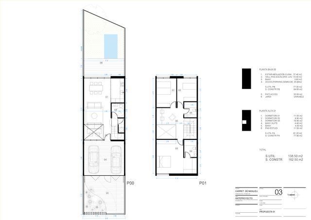 5 CASAS ADOSADAS EN ZONA MUY CONSOLIDADA