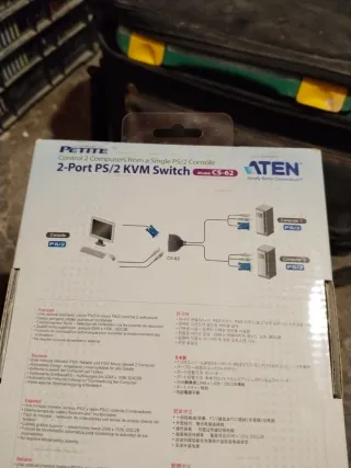ATEN PS/2 KVM Switch CS-62 2 Puertos