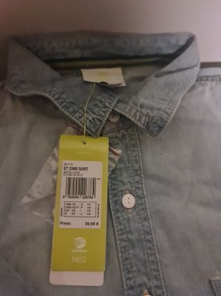 Camisa vaquera Adidas mujer Talla XS Nueva