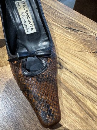 Tacones Balenciaga Talla 37 Serpiente