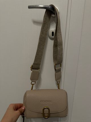 Portafoglio/pochette/porta telefono beige