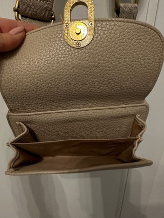Portafoglio/pochette/porta telefono beige