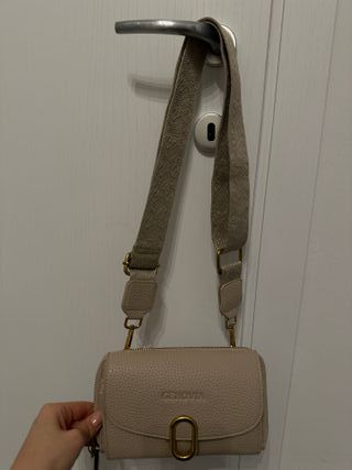 Portafoglio/pochette/porta telefono beige