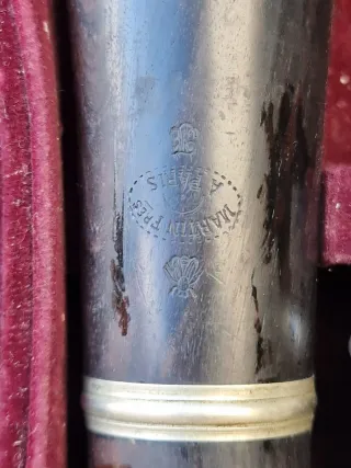 Clarinete con estuche Martín fres a París
