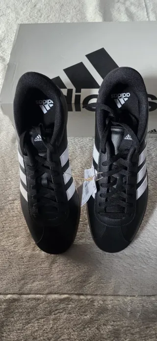 Zapatillas Adidas Court 3.0 Negras Blancas