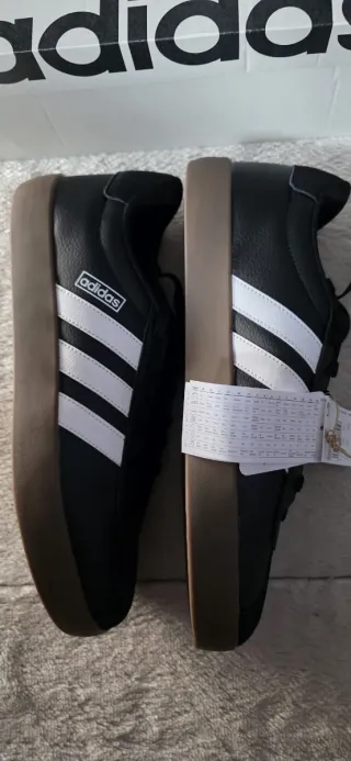 Zapatillas Adidas Court 3.0 Negras Blancas