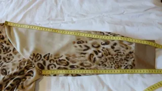 Blusa estampado leopardo. Vintage