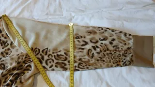 Blusa estampado leopardo. Vintage