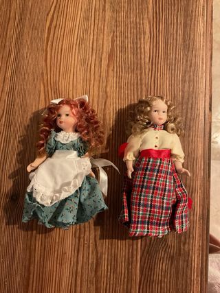 Bambole in porcellana vintage